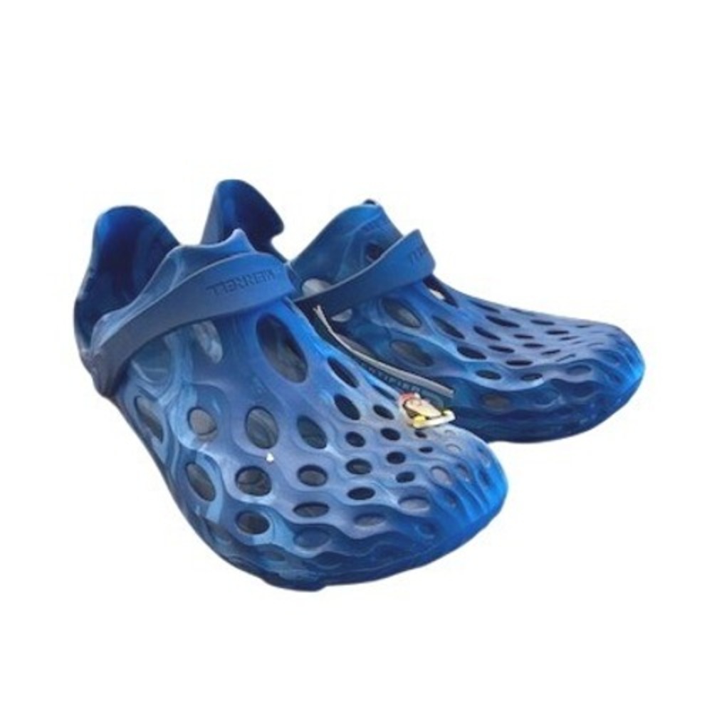 Merrell Size 14 Hydro Moc Mens Blue Marble Water Shoes J004049